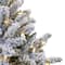 6.5ft. Pre-Lit Snowy Hudson Artificial Christmas Tree, Warm White LED Lights